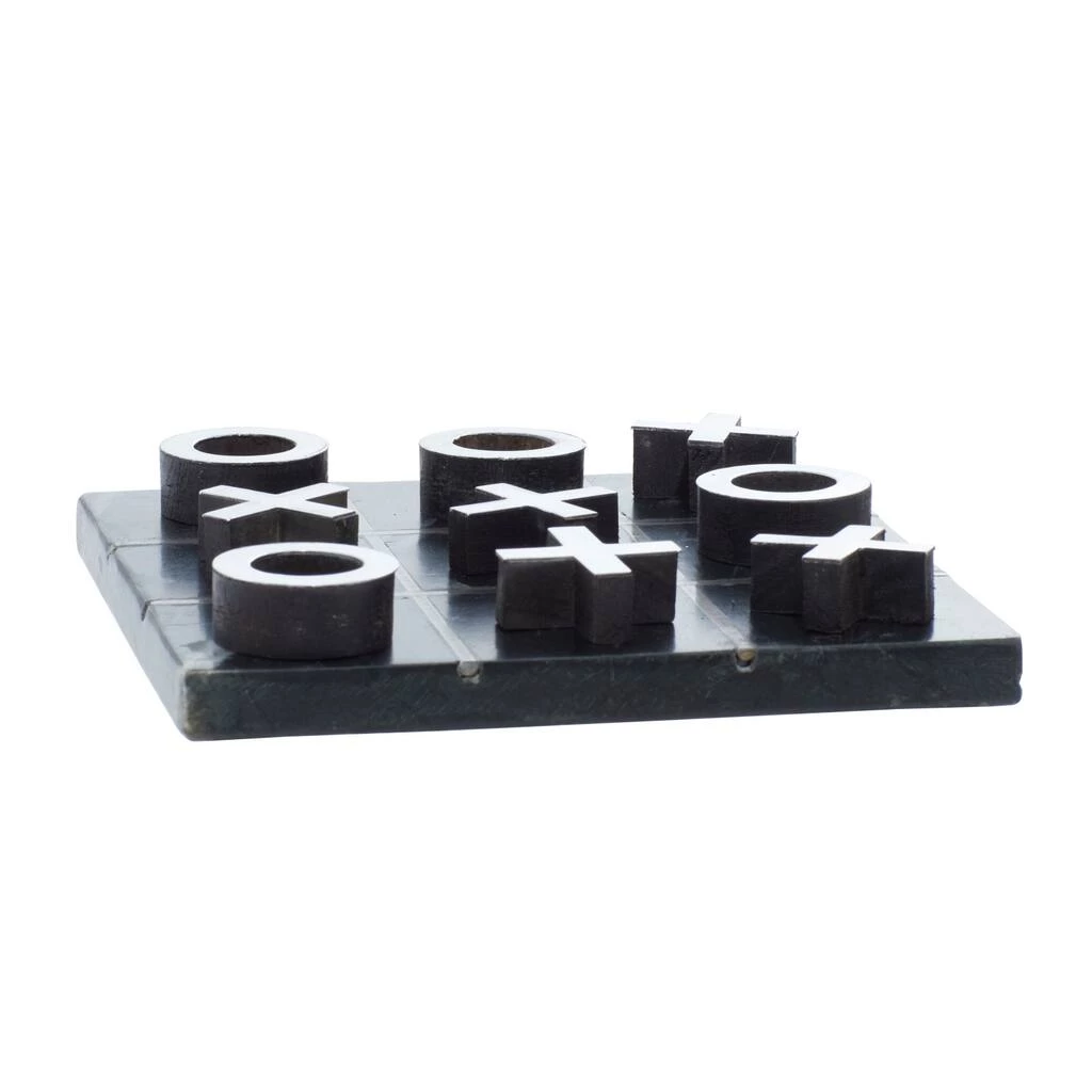 Brand new π Black Marble & Aluminum Contemporary Tic-Tac-Toe Game Set by Ivory and Iris β 2 Brand new π Black Marble & Aluminum Contemporary Tic-Tac-Toe Game Set by Ivory and Iris β - Image 2