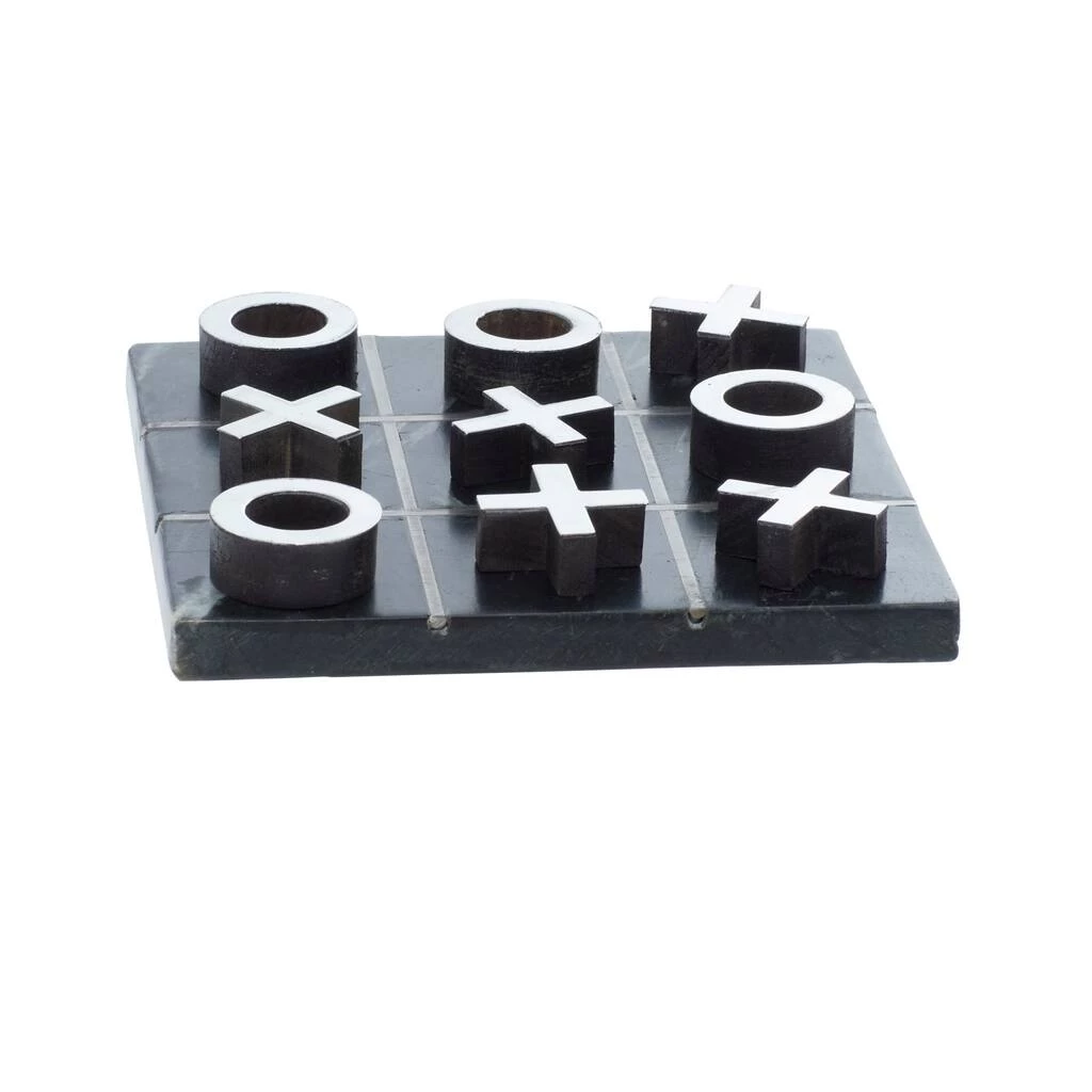 Brand new π Black Marble & Aluminum Contemporary Tic-Tac-Toe Game Set by Ivory and Iris β 3 Brand new π Black Marble & Aluminum Contemporary Tic-Tac-Toe Game Set by Ivory and Iris β - Image 3
