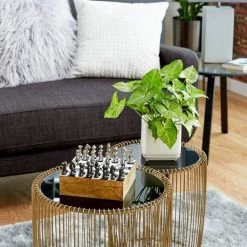 Best Pirce 😍 8" Mango Wood & Aluminum Traditional Chess Game Set by Ivory and Iris 😀 -Cheap Ivory and Iris Store D368813S 6