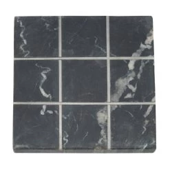 Best Pirce 🔥 Black Marble Contemporary Tic-Tac-Toe Game Set by Ivory and Iris 🛒 -Cheap Ivory and Iris Store D368818S 3