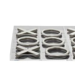 Buy ⌛ Silver Acrylic & Metal Glam Tic-Tac-Toe Game Set by Ivory and Iris 🎉 -Cheap Ivory and Iris Store D368819S 4