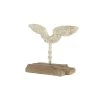 Best Sale ⌛ 16" Beige Vintage Wings Sculpture by Ivory and Iris ❤️