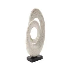 Budget β 30" White Polystone Abstract Sculpture by Ivory and Iris π 11 Budget β 30" White Polystone Abstract Sculpture by Ivory and Iris π -Cheap Ivory and Iris Store D368913S 2