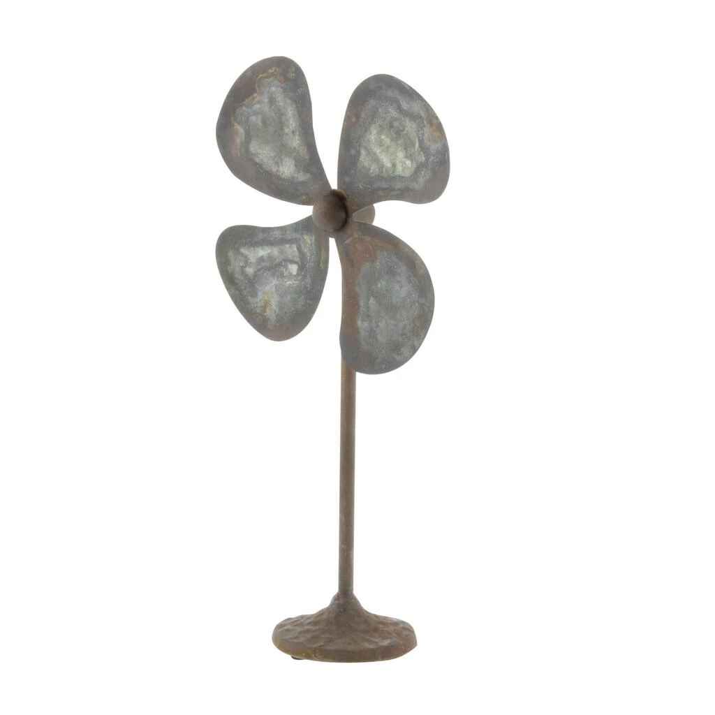 Best Sale 𧨠15" Gray Metal Industrial Propeller Sculpture, 2ct. by Ivory and Iris π 5 Best Sale 𧨠15" Gray Metal Industrial Propeller Sculpture, 2ct. by Ivory and Iris π - Image 5