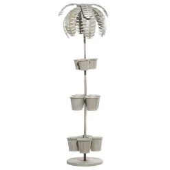 Discount π 55" Gray Metal Contemporary Palm Tree Planter by Ivory and Iris π 9 Discount π 55" Gray Metal Contemporary Palm Tree Planter by Ivory and Iris π -Cheap Ivory and Iris Store D369903S 2