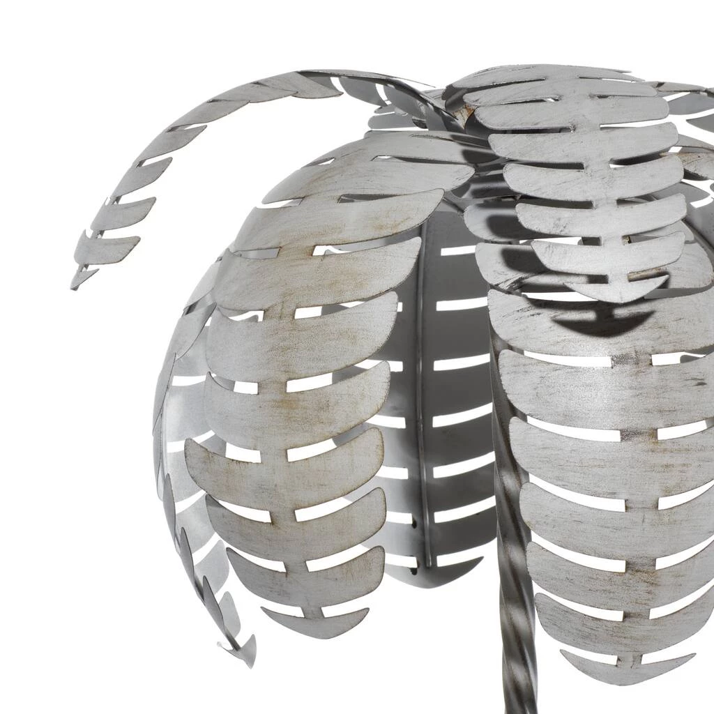 Discount π 55" Gray Metal Contemporary Palm Tree Planter by Ivory and Iris π 3 Discount π 55" Gray Metal Contemporary Palm Tree Planter by Ivory and Iris π - Image 3