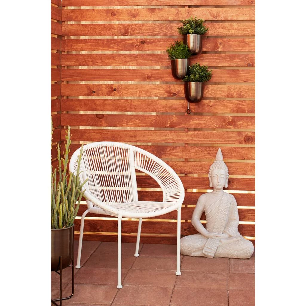 Best deal 𧨠25" Dark Silver Metal Contemporary 3-Pot Hanging Planter by Ivory and Iris π 7 Best deal 𧨠25" Dark Silver Metal Contemporary 3-Pot Hanging Planter by Ivory and Iris π - Image 7