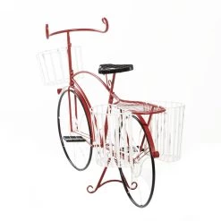 Top 10 💯 52" Red Metal Farmhouse Bicycle Planter by Ivory and Iris ⭐ -Cheap Ivory and Iris Store D369943S 6