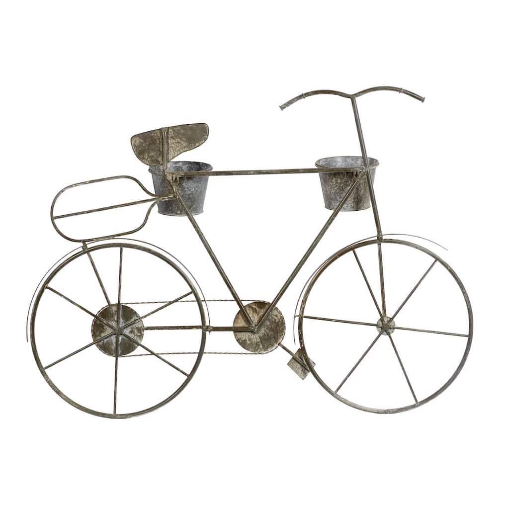 Hot Sale β€οΈ 46" Gray Iron Farmhouse Bicycle Planter by Ivory and Iris π 5 Hot Sale β€οΈ 46" Gray Iron Farmhouse Bicycle Planter by Ivory and Iris π - Image 5