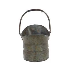 Budget 🥰 Silver Metal Rustic Planter Set by Ivory and Iris 🔥 -Cheap Ivory and Iris Store D369966S 6