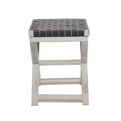 Brand new 🎁 20" Black Wood Farmhouse Stool by Ivory and Iris 🤩 -Cheap Ivory and Iris Store D370011S 3