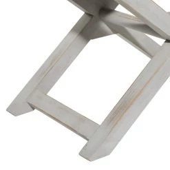 Brand new 🎁 20" Black Wood Farmhouse Stool by Ivory and Iris 🤩 -Cheap Ivory and Iris Store D370011S 5