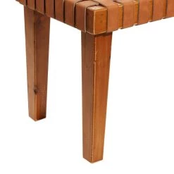 Brand new ⌛ Brown Wood Rustic Bench by Ivory and Iris 😉 -Cheap Ivory and Iris Store D370012S 5