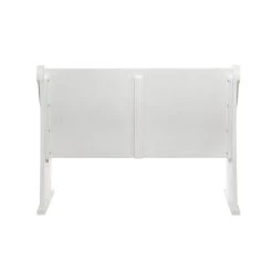 Hot Sale 🥰 White Wood Farmhouse Outdoor Bench by Ivory and Iris ✔️ -Cheap Ivory and Iris Store D370024S 7