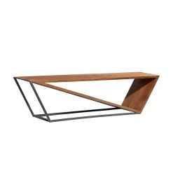 Promo ❤️ Triangular Decorative Metal & Wood Bench by Ivory and Iris 😍