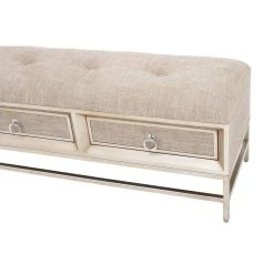 Best reviews of 𧨠Beige Linen & Metal Contemporary Bench with Storage by Ivory and Iris π 9 Best reviews of 𧨠Beige Linen & Metal Contemporary Bench with Storage by Ivory and Iris π -Cheap Ivory and Iris Store D370052S 4