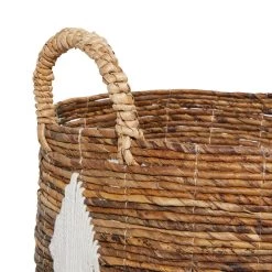 Buy ❤️ Brown Banana Leaf Natural Storage Basket Set by Ivory and Iris 😍 -Cheap Ivory and Iris Store D370056S 4