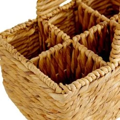 Best deal 🔔 15" Brown Water Hycinthia Coastal Storage Basket by Ivory and Iris ✔️ -Cheap Ivory and Iris Store D370059S 6