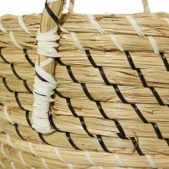 Coupon 🔔 Beige Seagrass Modern Storage Basket Set by Ivory and Iris 😉 -Cheap Ivory and Iris Store D370074S 4