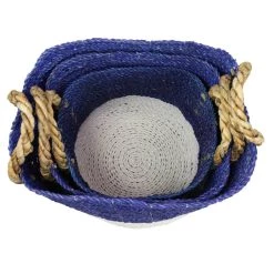 Wholesale βοΈ Blue Seagrass Coastal Storage Basket Set by Ivory and Iris π 9 Wholesale βοΈ Blue Seagrass Coastal Storage Basket Set by Ivory and Iris π -Cheap Ivory and Iris Store D370080S 3
