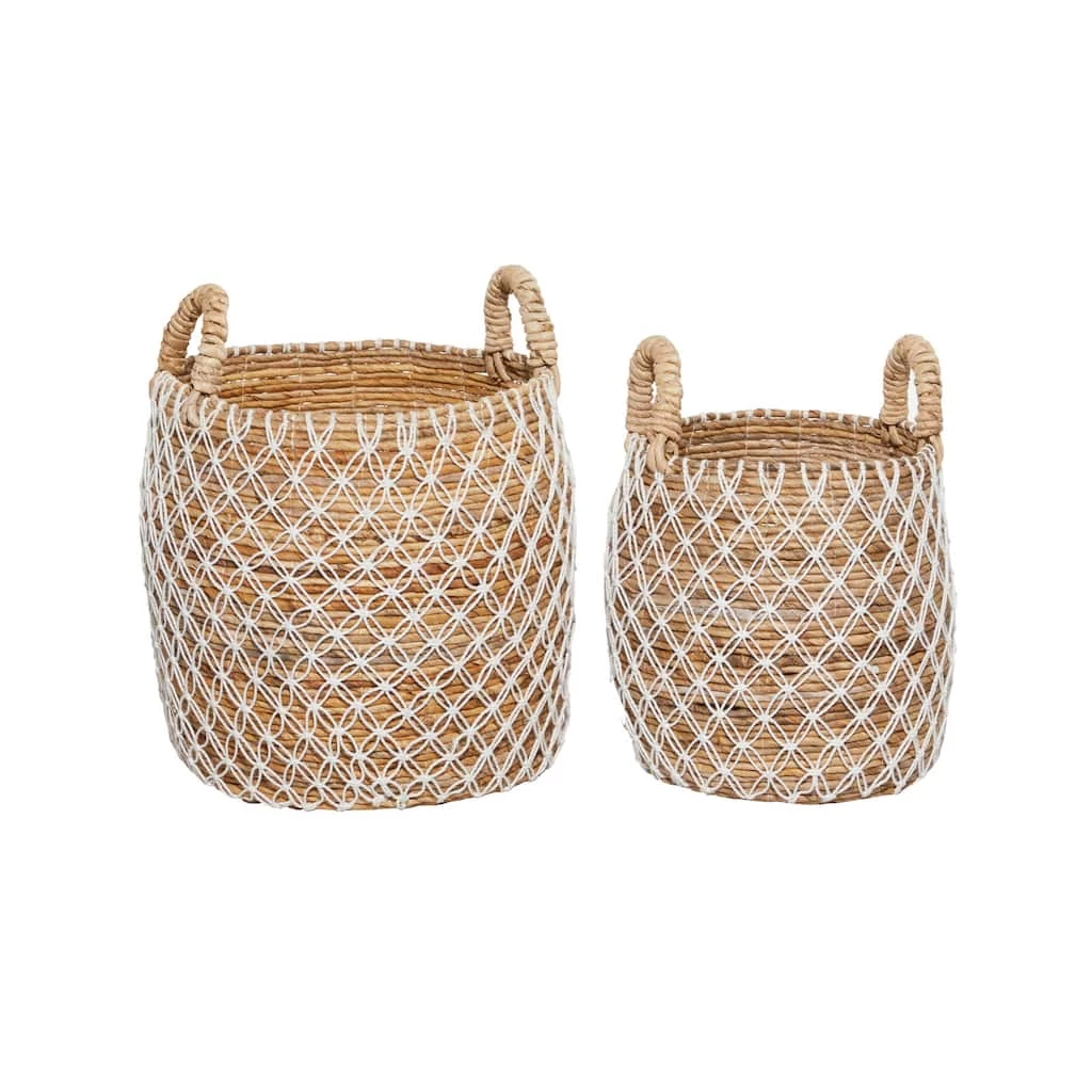 New β Brown Banana Leaf Coastal Storage Basket Set by Ivory and Iris π 1 New β Brown Banana Leaf Coastal Storage Basket Set by Ivory and Iris π