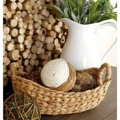 Promo 🎁 Brown Natural Seagrass Storage Basket Set by Ivory and Iris 😉 -Cheap Ivory and Iris Store D370089S 12