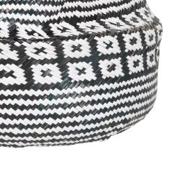 Best deal ✔️ Black & White Boho Round Storage Basket Set by Ivory and Iris ❤️ -Cheap Ivory and Iris Store D370090S 3