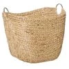 Outlet 🌟 Large Brown Seagrass Contemporary Storage Basket by Ivory and Iris ✔️