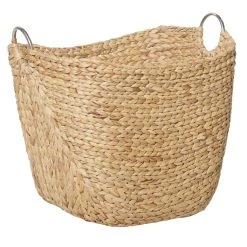 Outlet 🌟 Large Brown Seagrass Contemporary Storage Basket by Ivory and Iris ✔️