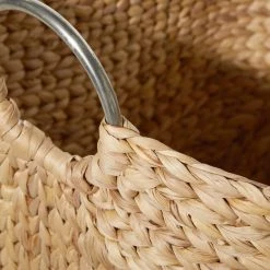 Outlet 🌟 Large Brown Seagrass Contemporary Storage Basket by Ivory and Iris ✔️ -Cheap Ivory and Iris Store D370092S 4