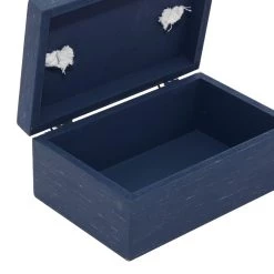 Flash Sale 🤩 Navy Blue with Knotted Handle Box Set by Ivory and Iris ✔️ -Cheap Ivory and Iris Store D370103S 4