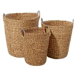 Wholesale ⭐ Tan Sea Grass Natural Storage Basket Set by Ivory and Iris 🌟