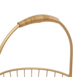 New 🔥 Large Gold Metal Traditional Storage Basket by Ivory and Iris 🥰 -Cheap Ivory and Iris Store D370108S 4
