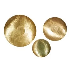 Wholesale 💯 Gold Metal Contemporary Wall Decor Set by Ivory and Iris 💯