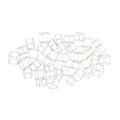 Wholesale 🎁 48" Gold Metal Modern Abstract Wall Décor Set, 2ct. by Ivory and Iris ✔️