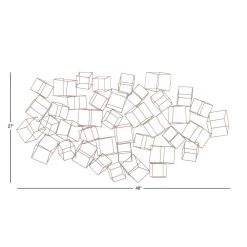 Wholesale 🎁 48" Gold Metal Modern Abstract Wall Décor Set, 2ct. by Ivory and Iris ✔️ -Cheap Ivory and Iris Store D370125S 5