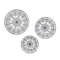 Flash Sale 🔥 Black Eclectic Wall Décor Set 21", 18" & 15" by Ivory and Iris 🎁