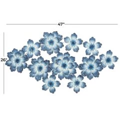 Best reviews of π 46" Blue Metal Contemporary Wall Décor by Ivory and Iris π 12 Best reviews of π 46" Blue Metal Contemporary Wall Décor by Ivory and Iris π -Cheap Ivory and Iris Store D370131S 6