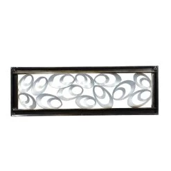 Outlet ❤️ 48" Gold & Silver Contemporary Abstract Metal Wall Décor by Ivory and Iris ✔️ -Cheap Ivory and Iris Store D370134S 5
