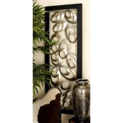 Outlet ❤️ 48" Gold & Silver Contemporary Abstract Metal Wall Décor by Ivory and Iris ✔️ -Cheap Ivory and Iris Store D370134S 7
