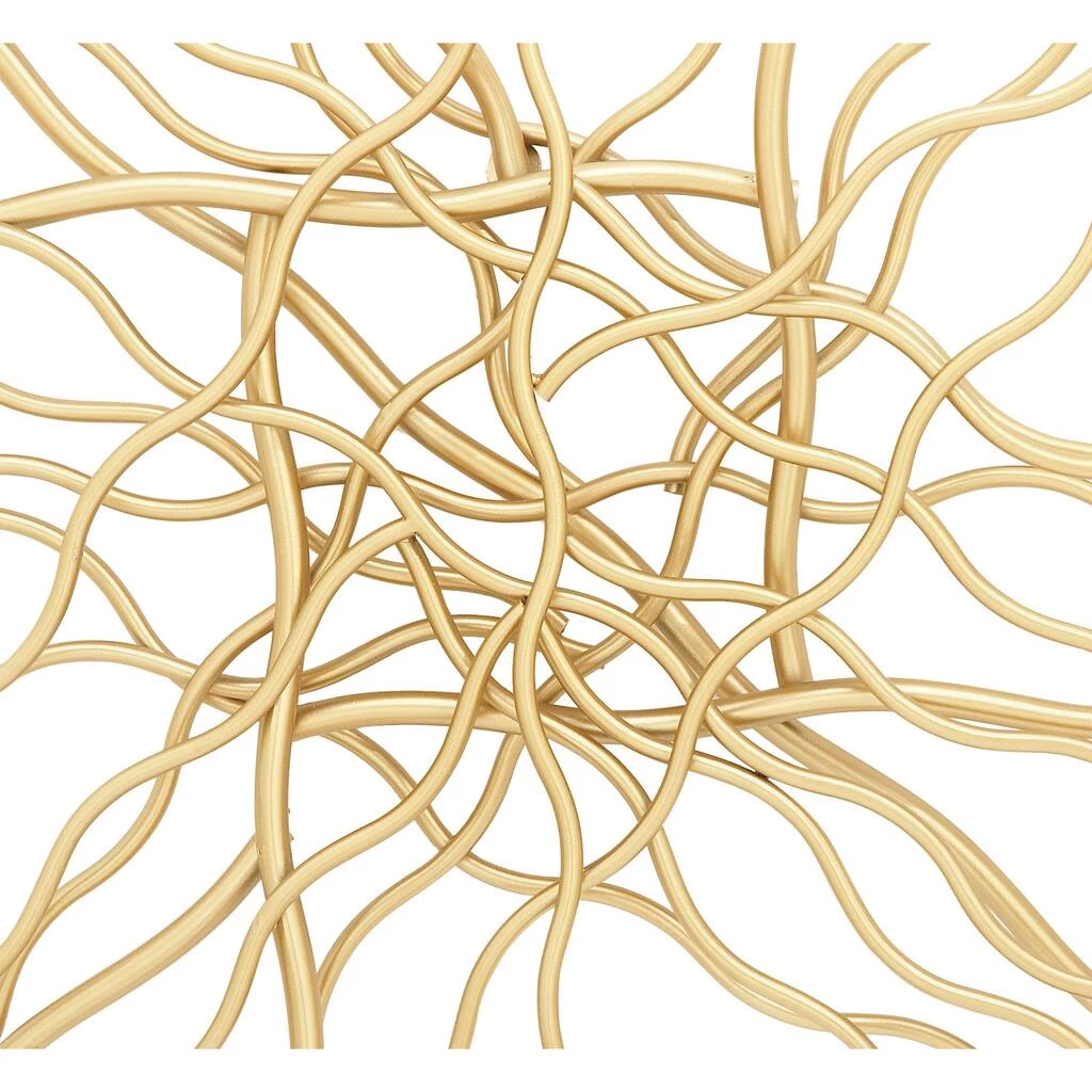 Best Pirce π― 20" Gold & Silver Metal Contemporary Abstract Wall Décor Set, 2ct. by Ivory and Iris π 2 Best Pirce π― 20" Gold & Silver Metal Contemporary Abstract Wall Décor Set, 2ct. by Ivory and Iris π - Image 2