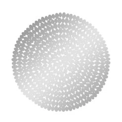 Wholesale 😀 31" Silver Glam Ornamental Stainless Steel Wall Décor by Ivory and Iris 🌟