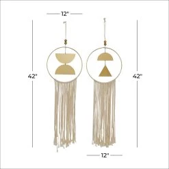 Brand new π 42" Gold Metal Contemporary Wall Décor Set, 2ct. by Ivory and Iris 𧨠12 Brand new π 42" Gold Metal Contemporary Wall Décor Set, 2ct. by Ivory and Iris 𧨠-Cheap Ivory and Iris Store D370153S 6