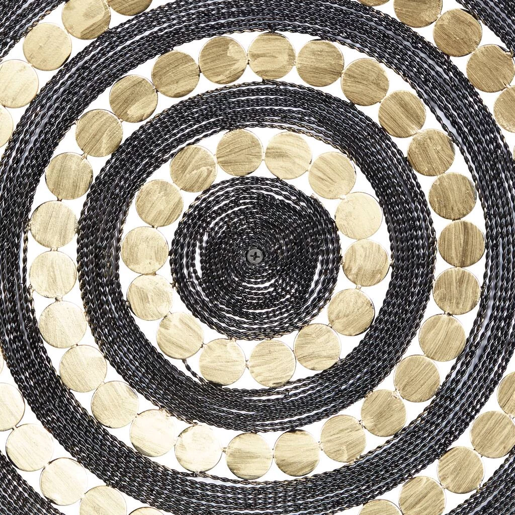 New 🧨 Black Spiral Metal Plate Contemporary Wall Décor Set, 21", 17" & 13" by Ivory and Iris ⌛ 3 New 🧨 Black Spiral Metal Plate Contemporary Wall Décor Set, 21", 17" & 13" by Ivory and Iris ⌛ - Image 3