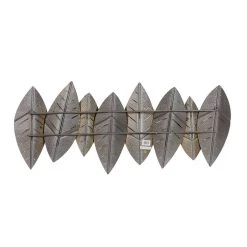 New 👍 Gold Iron Contemporary Wall Décor, 47" x 24" by Ivory and Iris 🧨 -Cheap Ivory and Iris Store D370164S 5