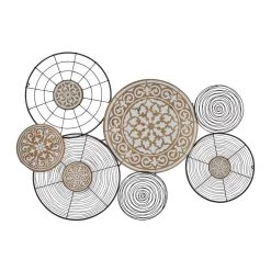 Top 10 🧨 Black Iron & Wood Eclectic Wall Décor by Ivory and Iris 🔔