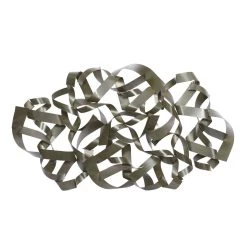 Best Pirce 🤩 Dark Gray Contemporary Abstract Metal Wall Décor by Ivory and Iris 😉 -Cheap Ivory and Iris Store D370182S 5