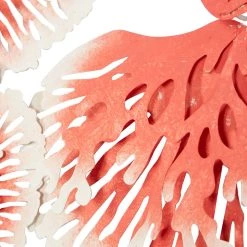 Deals 🤩 Orange Metal Contemporary Wall Décor by Ivory and Iris 👏 -Cheap Ivory and Iris Store D370184S 3