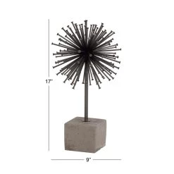 Best Sale π 17" Dark Silver Metal & Concrete Industrial Starburst Sculpture by Ivory and Iris π 9 Best Sale π 17" Dark Silver Metal & Concrete Industrial Starburst Sculpture by Ivory and Iris π -Cheap Ivory and Iris Store D370242S 6