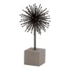 Best deal 🛒 13" Dark Silver Metal & Concrete Industrial Starburst Sculpture by Ivory and Iris 🔔